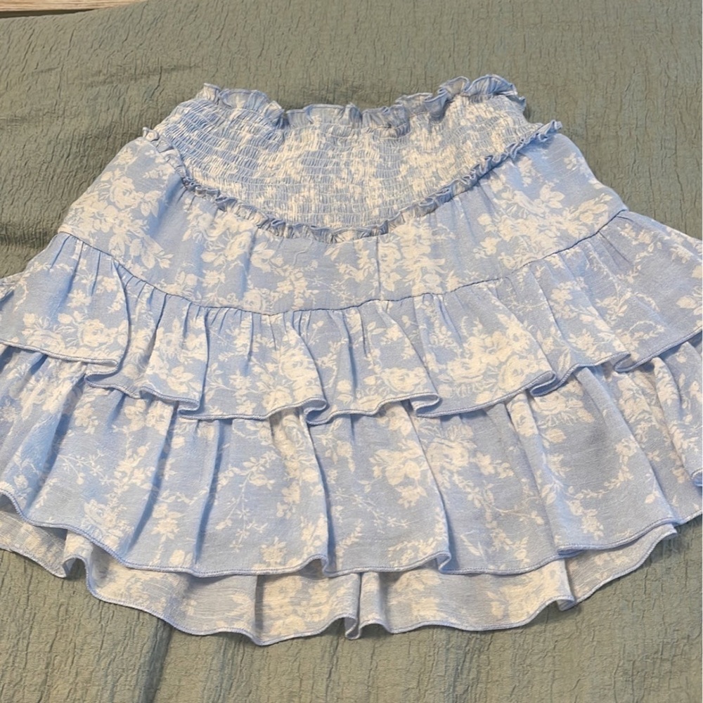 floral skirt